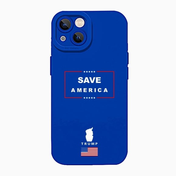 NEW Blue Save America iPhone 13 Trump Case - Picture 1 of 3